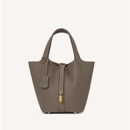 Bucket Bag, Top Layer, Cowhide Handbag